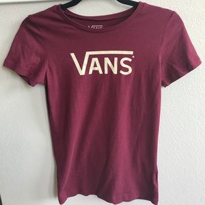 Maroon Vans Top / Lightly Used
